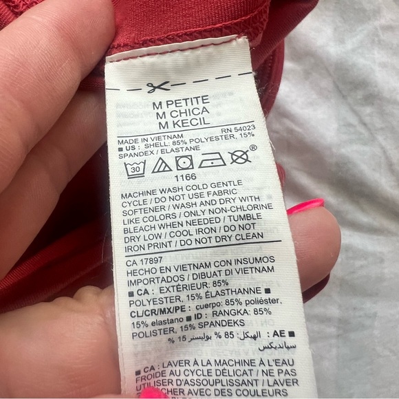 Red orange  Cargo Pants old navy medium petite - Picture 8 of 11